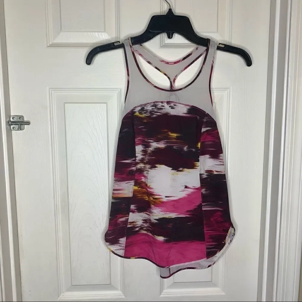 LULULEMON PIGMENT WIND DUCK SAUCE 5 MILE SINGLET